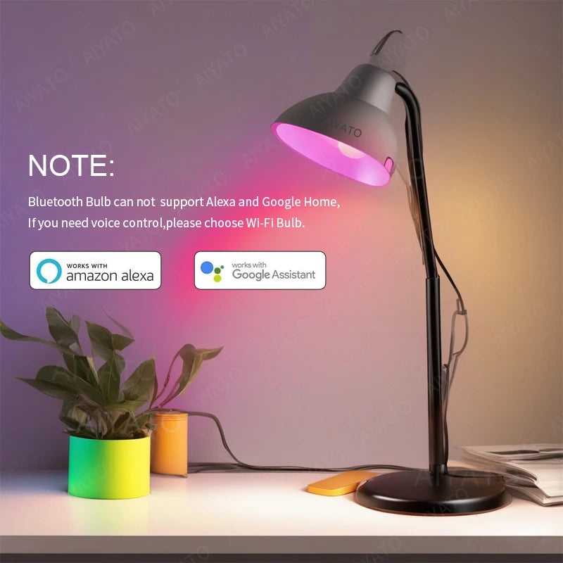 Bombilla LED Inteligente Tuya WiFi — 16 Millones de Colores, Control por App, E27, Envío GRATIS a España